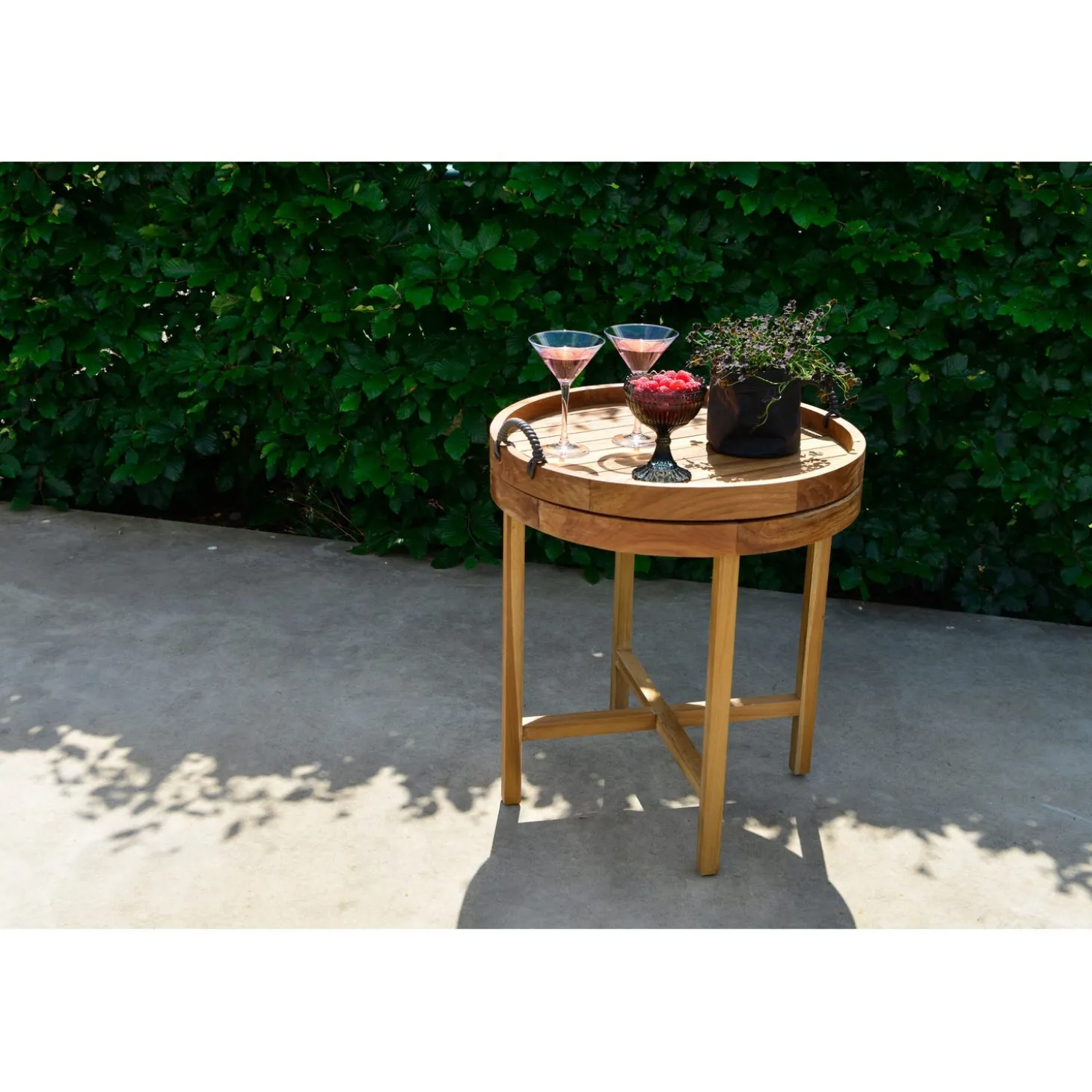 Himmelsnäs Brickbord Ø60 cm Brun