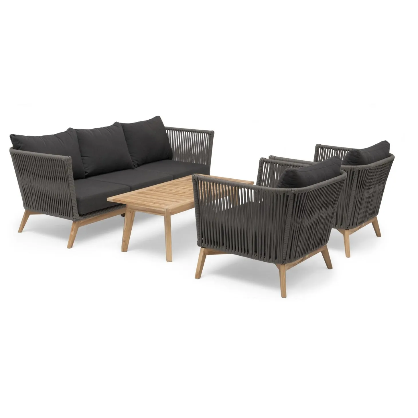 Himmelsnäs Utefåtölj Grå