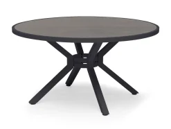 Hånger Utebord Ø140 cm Svart