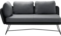 Horizon 2-sits Soffa Höger Svart