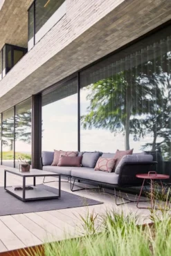 Horizon 2-sits Soffa Höger Svart