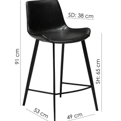Hype Barstol Black, 65 cm
