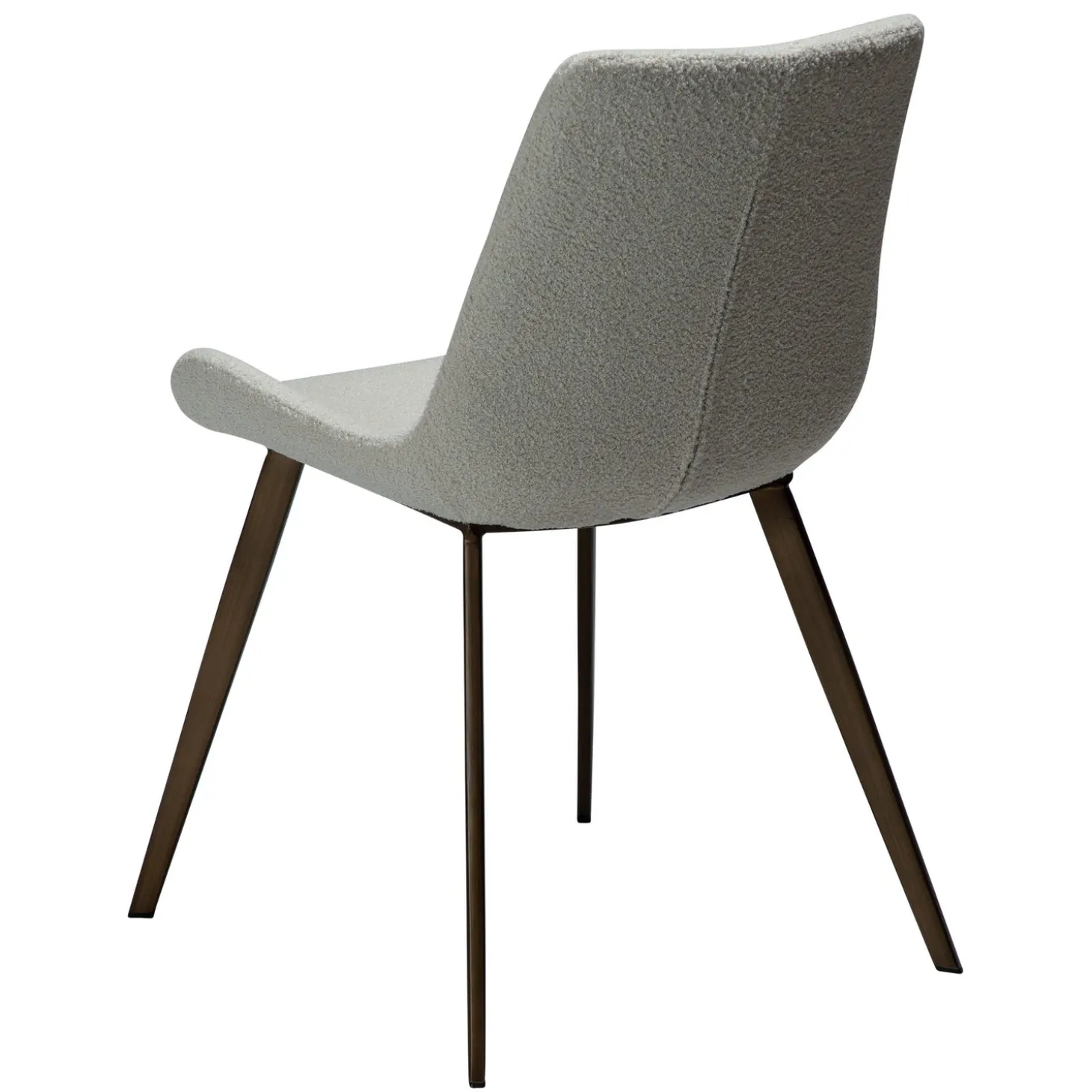 Hype Stol Dove Bouclé, Antique Brass