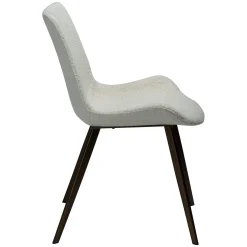Hype Stol Dove Bouclé, Antique Brass