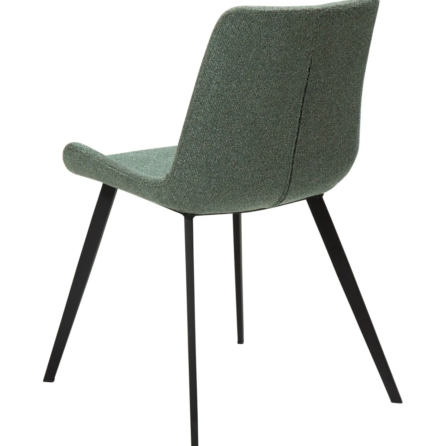 Hype Stol Pebble Green Bouclé, Black