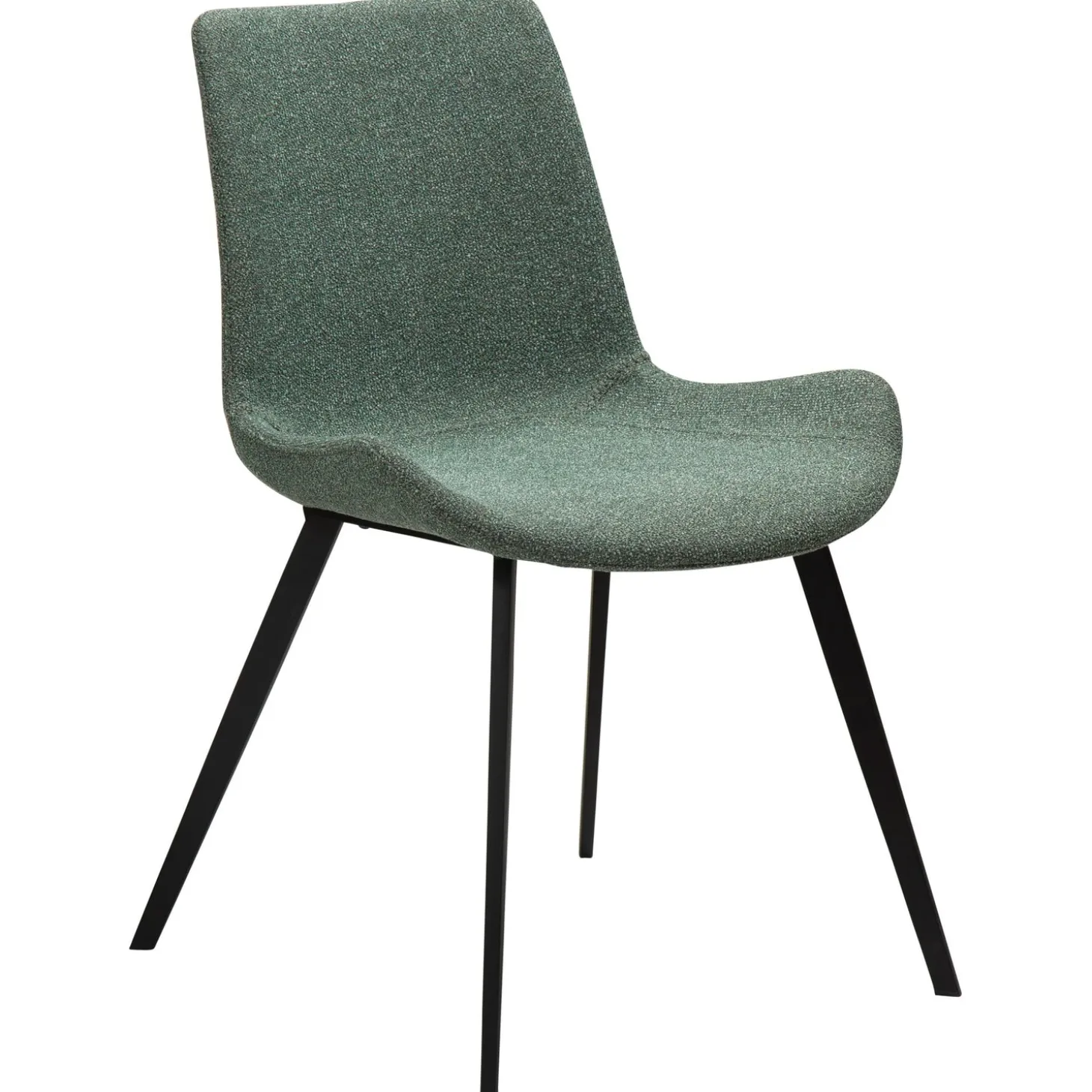 Hype Stol Pebble Green Bouclé, Black