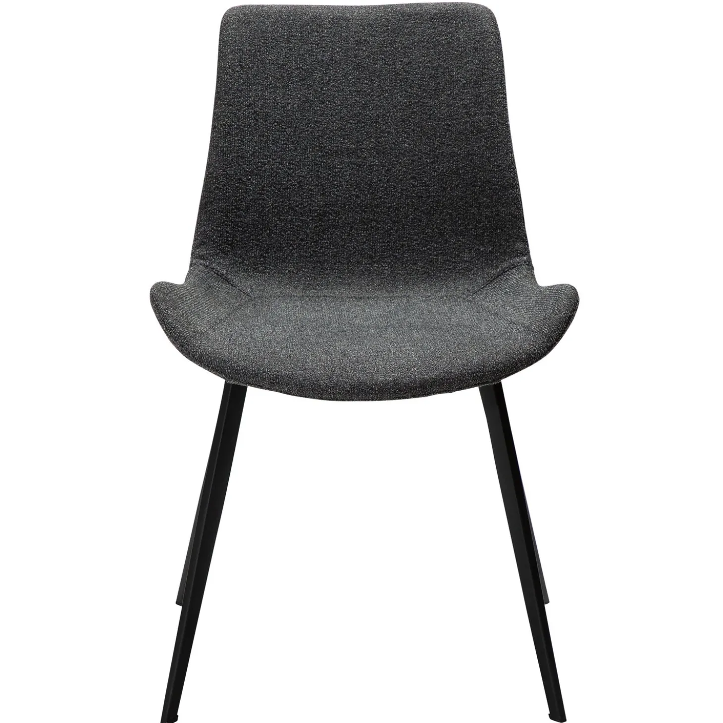Hype Stol Pebble Grey Bouclé, Black