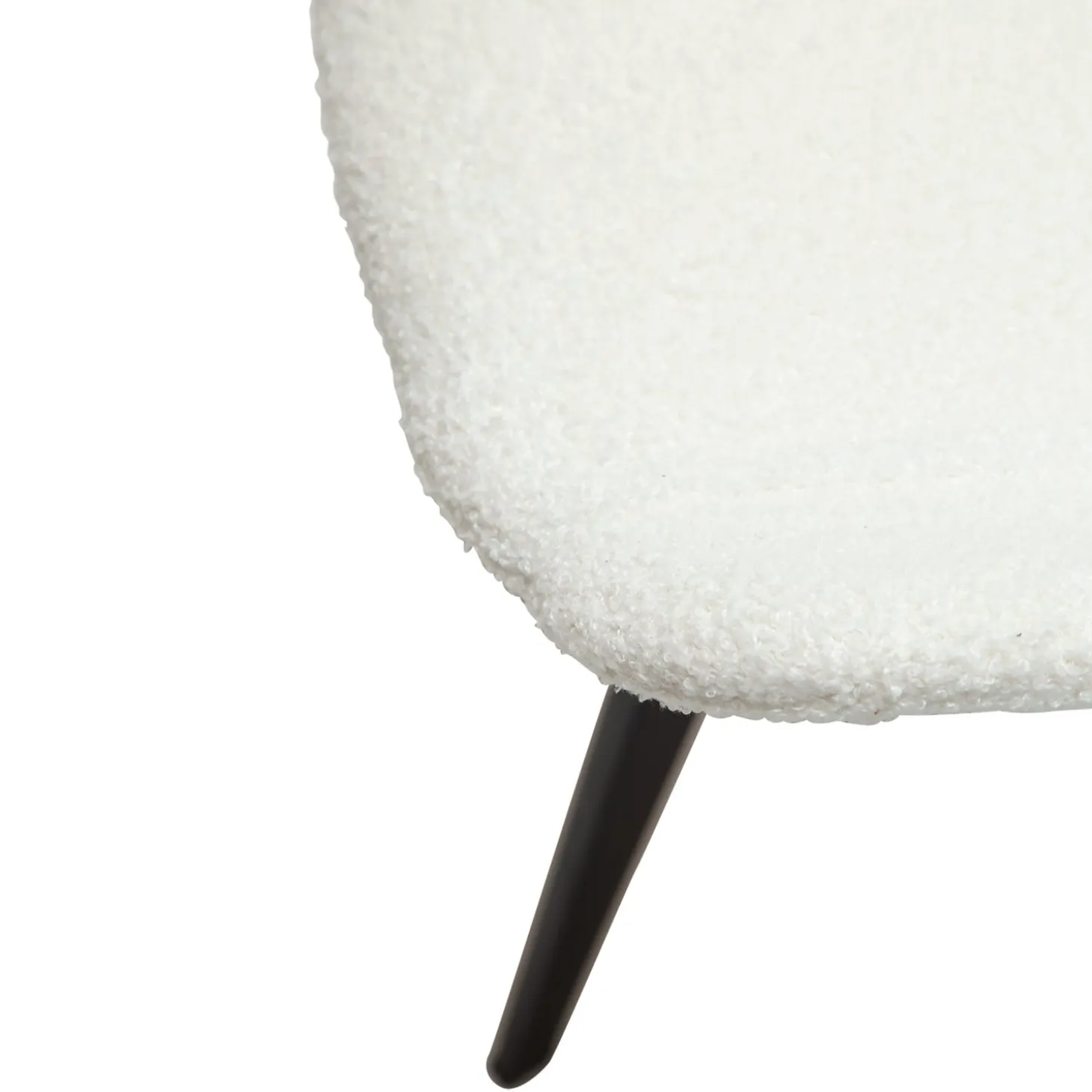 Hype Stol Snow Bouclé, Black