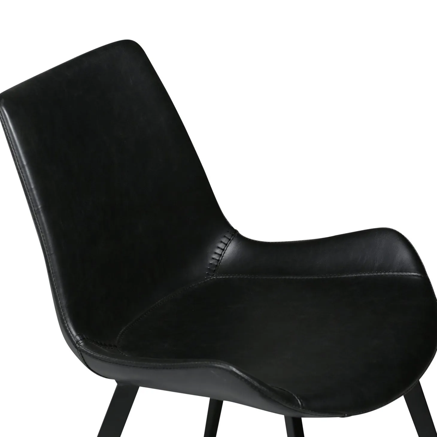 Hype Stol Vintage Black Art.Leather, Black