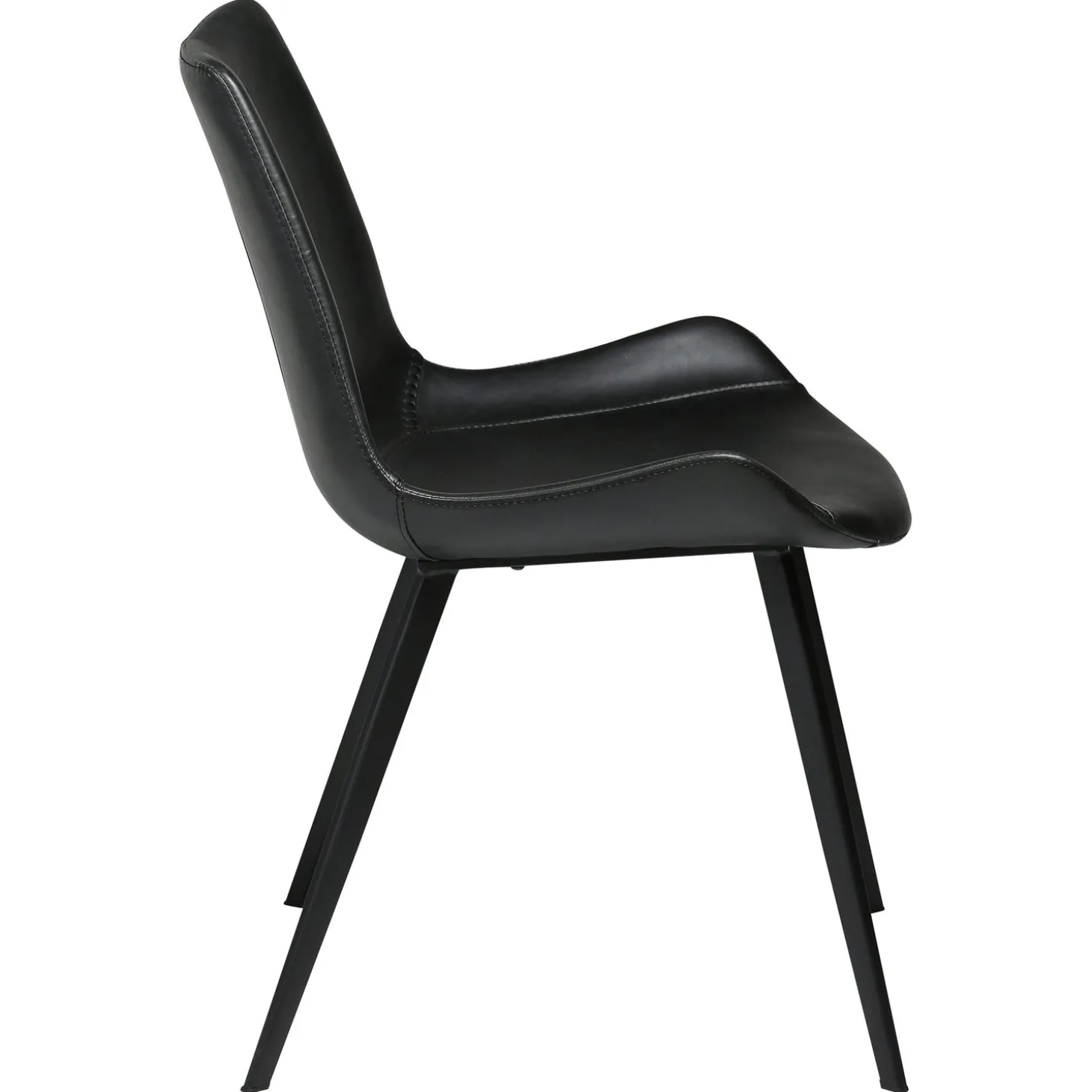 Hype Stol Vintage Black Art.Leather, Black