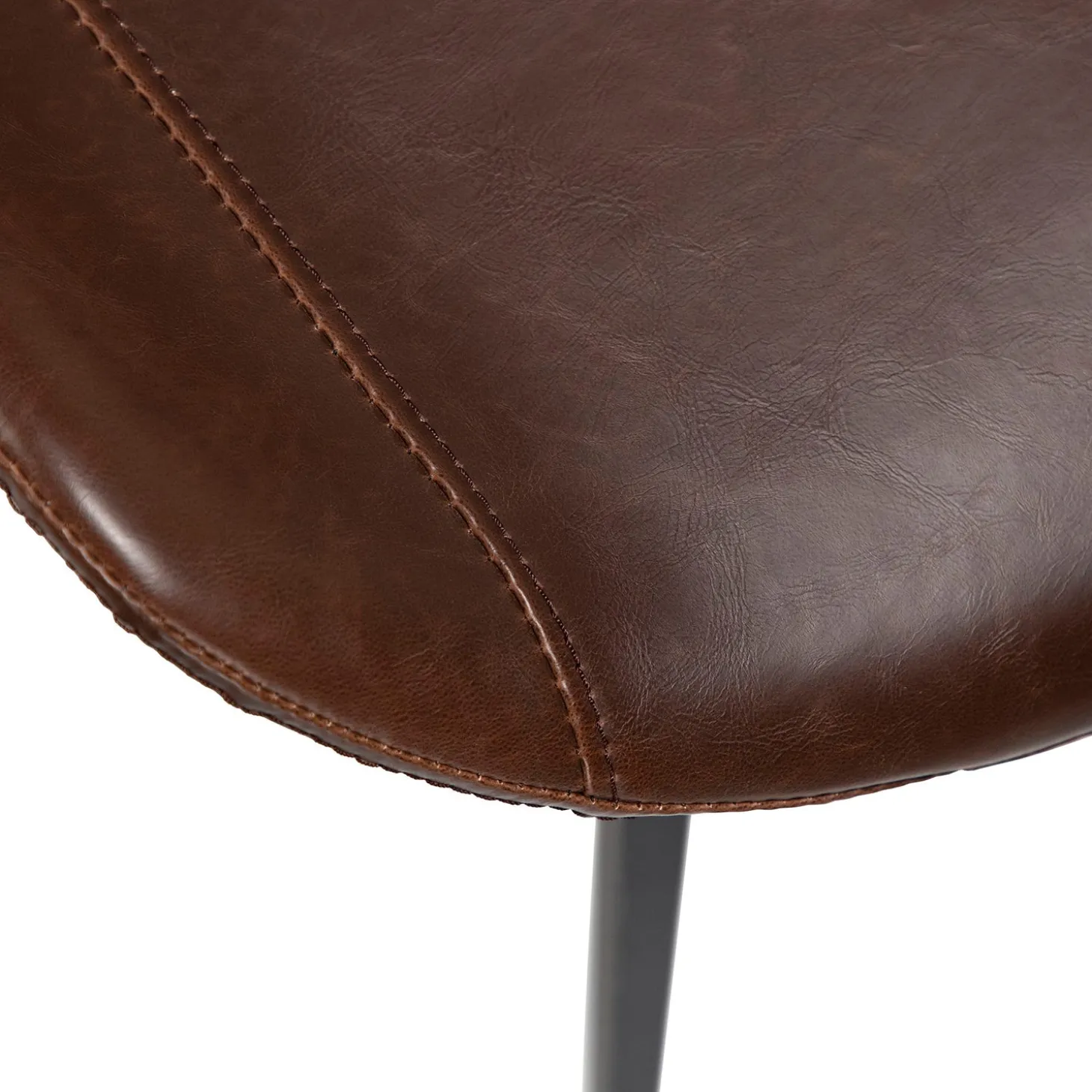 Hype Stol Vintage Cocoa Art.Leather, Black