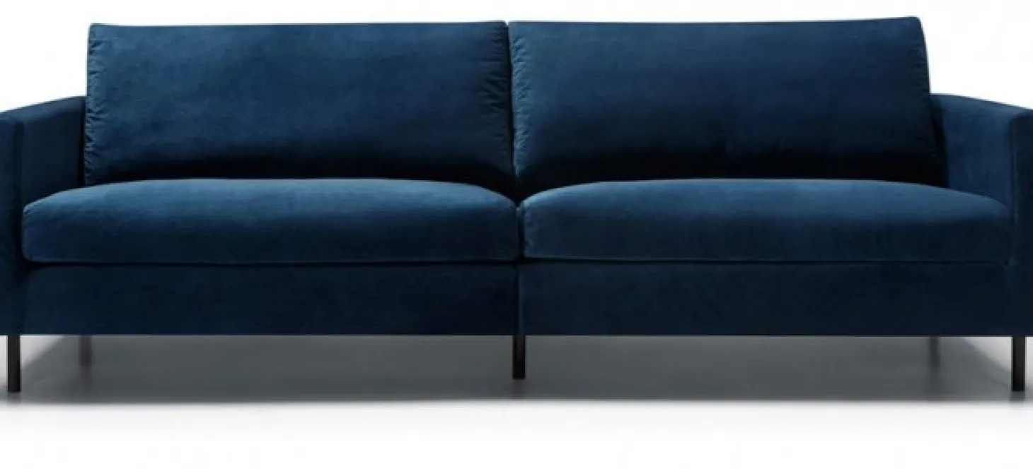 Impulse 4-sits Soffa Lux Classic Velvet D. Blue