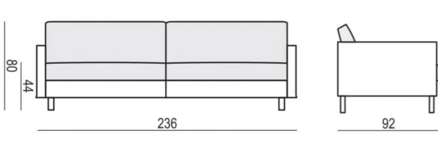 Impulse 4-sits Soffa Lux Moss Light Brown