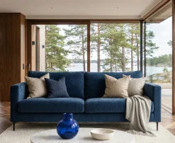 Impulse 3-sits Soffa Lux Wildflower Midnight Blue
