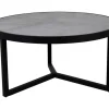 Itonda Soffbord 100 cm Svart/Grå