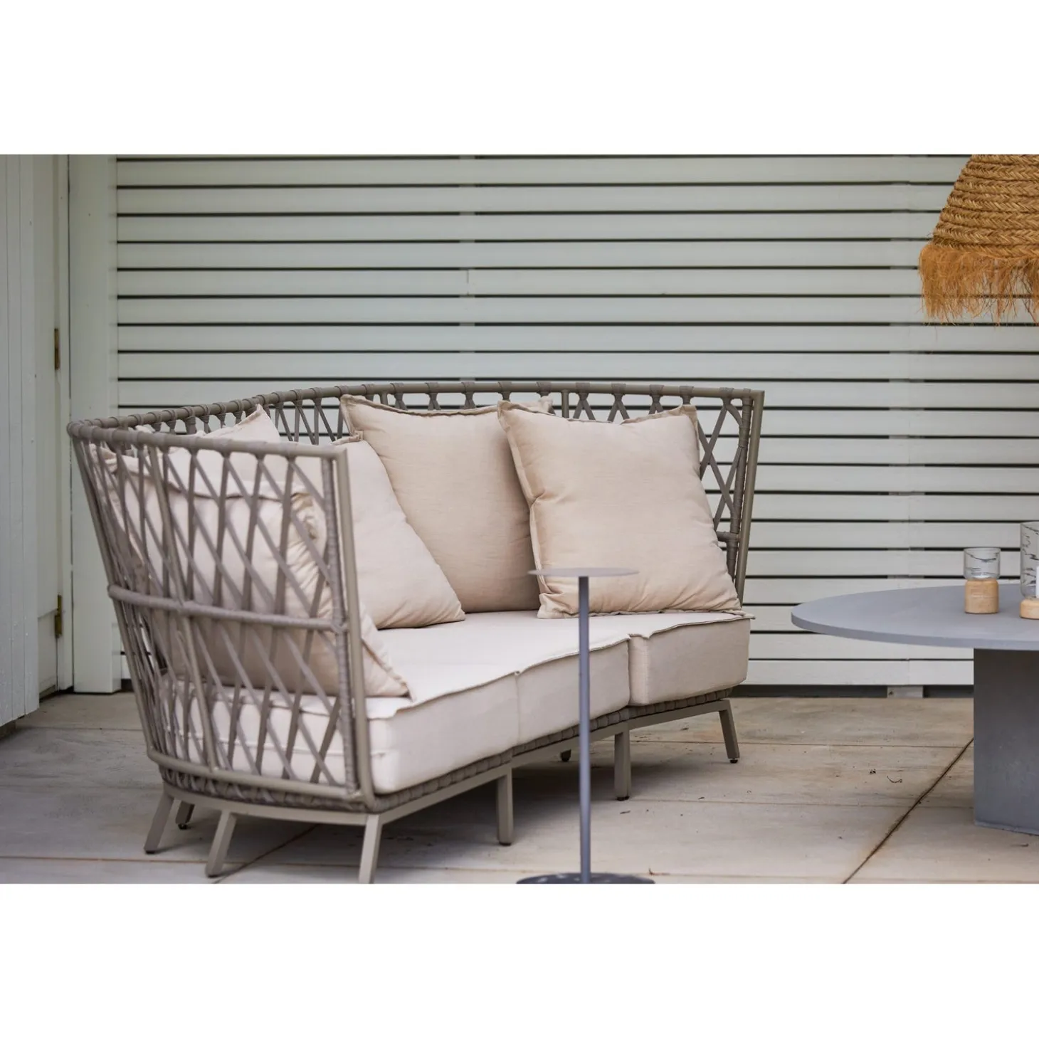 Jet Set 3-Sits Loungesoffa Beige
