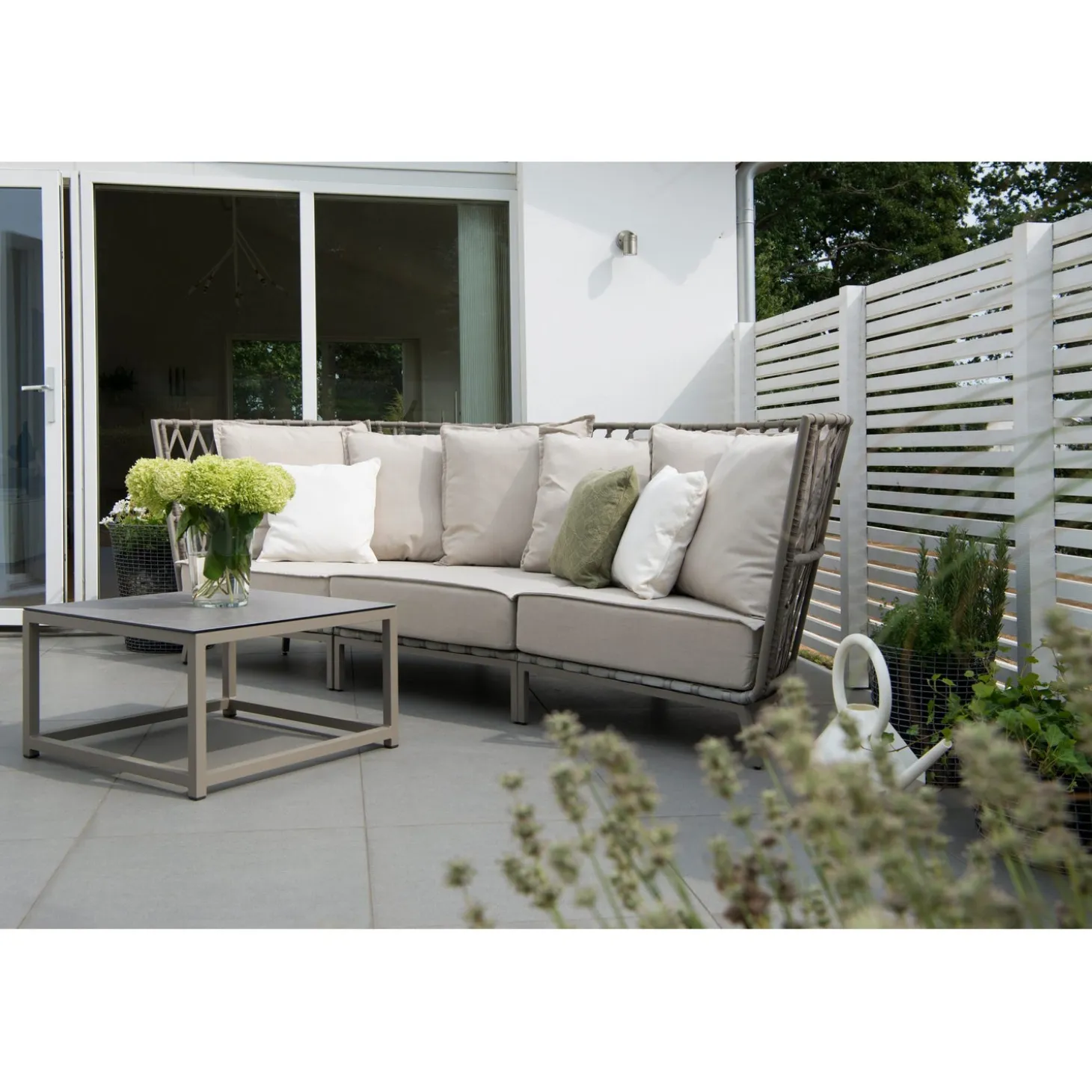 Jet Set 3-Sits Loungesoffa Beige