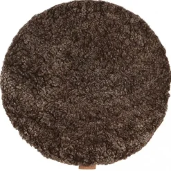Jill stolsdyna (vadderad) 36 cm rund / Cappuccino