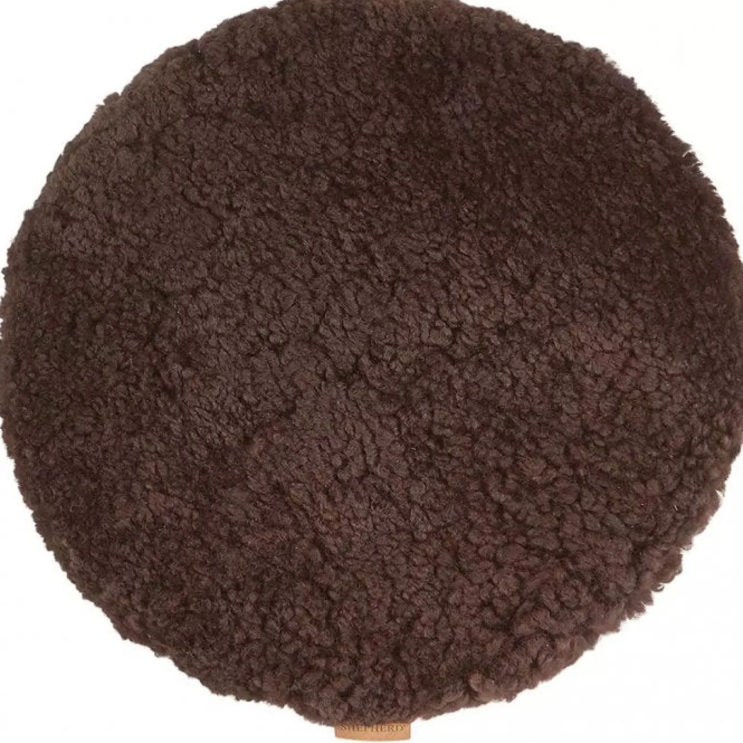 Jill stolsdyna (vadderad) 36 cm rund / Dark Brown