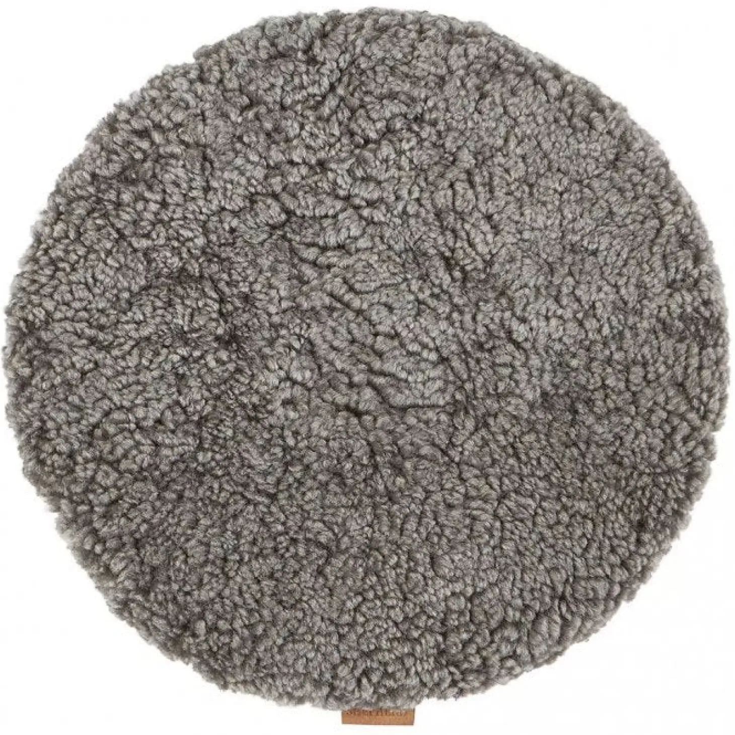 Jill stolsdyna (vadderad) 36 cm rund / Grågrafit