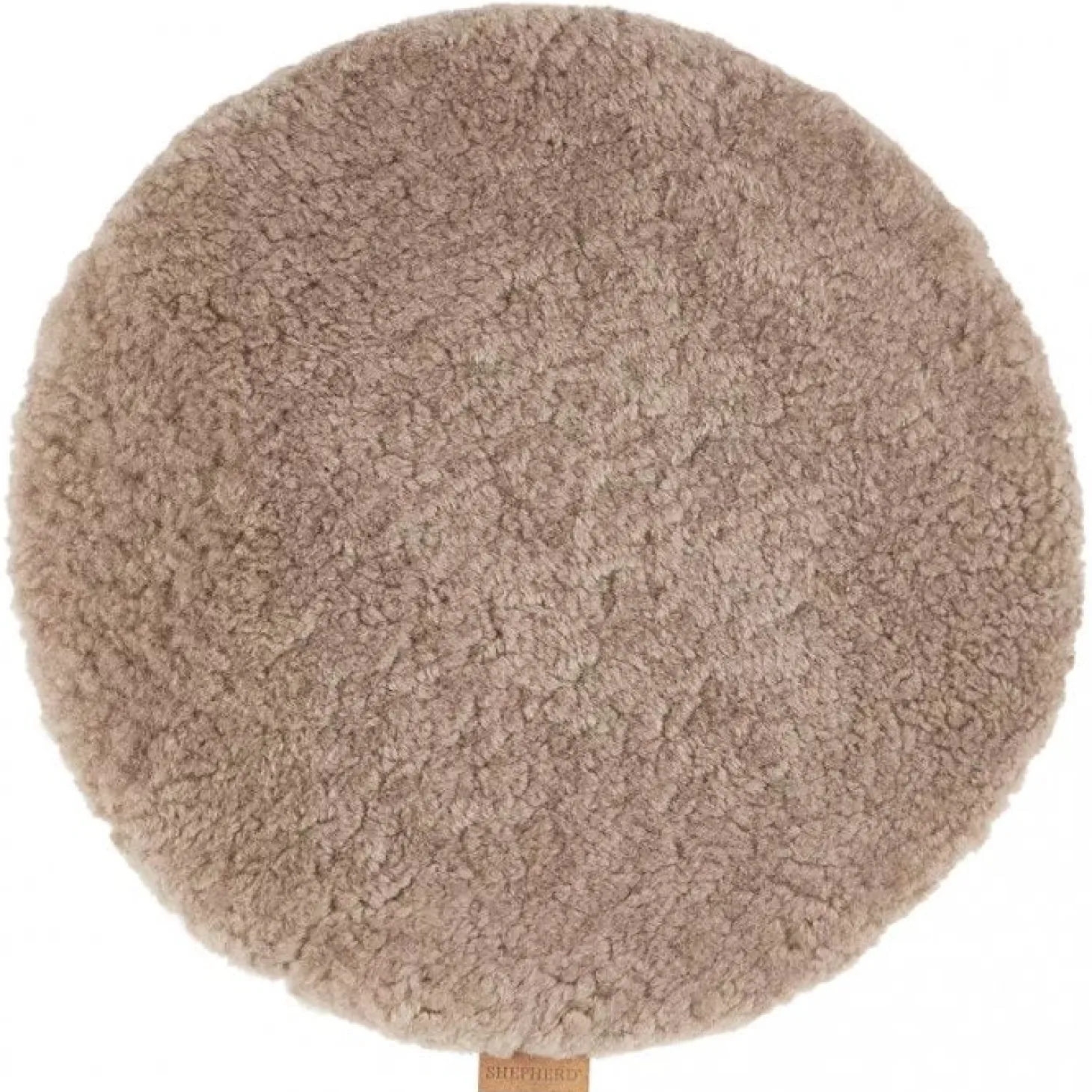 Jill stolsdyna (vadderad) 36 cm rund / Stone