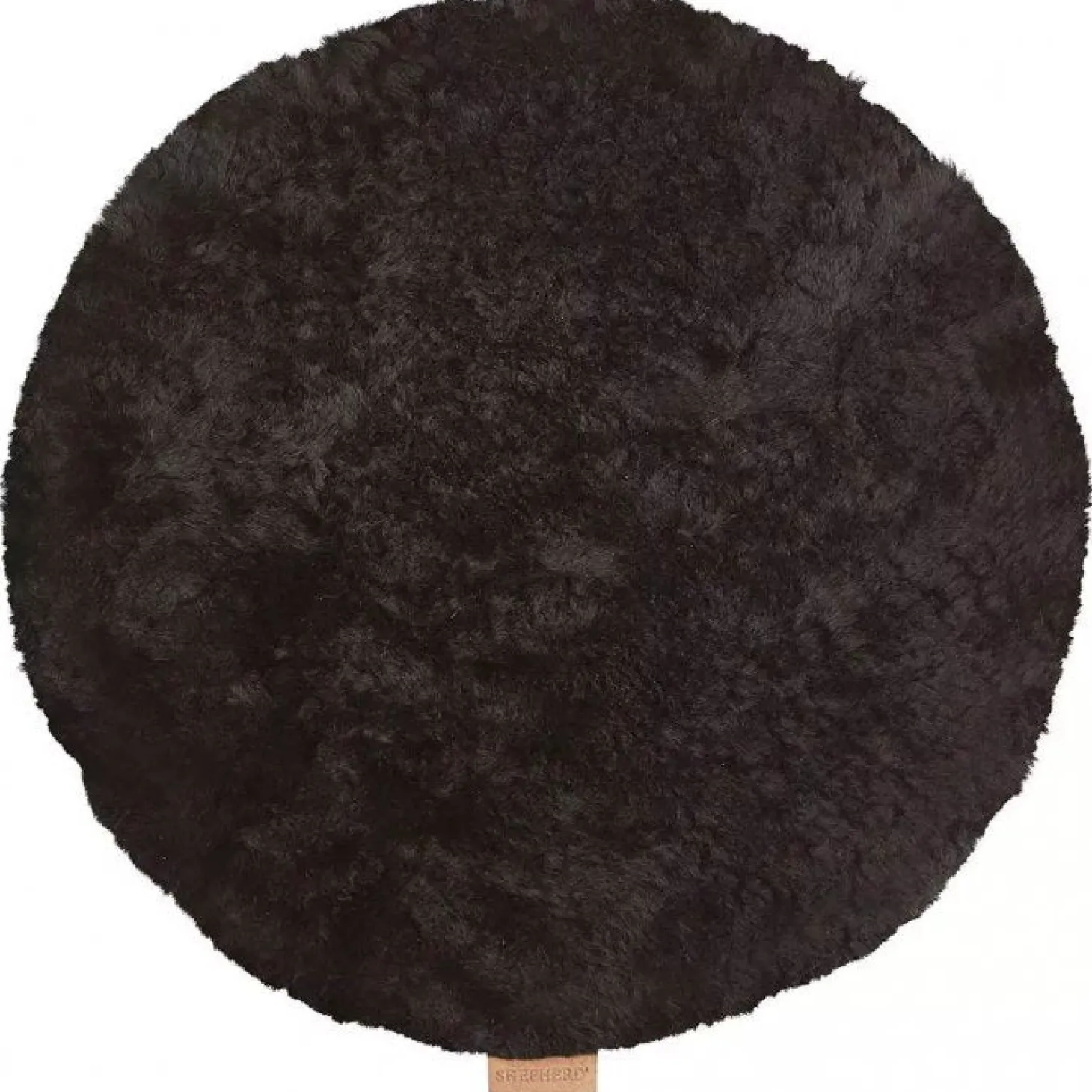 Jill stolsdyna (vadderad) 36 cm rund / Svart