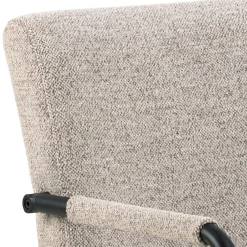Jordaan Karmstol Monza tyg Beige