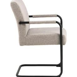 Jordaan Karmstol Monza tyg Beige
