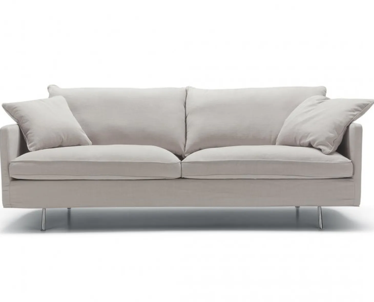 Julia 3-sits Soffa Big Cushions Caleido Grey-Beige