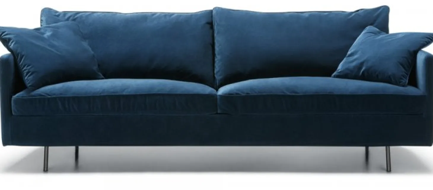 Julia 3-sits XL Soffa Classic Velvet D. Blue