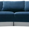 Julia 3-sits XL Svängd Soffa Classic Velvet D. Blue