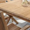 Julita Matgrupp 220x90 cm Teak ink 6st Pos.stolar