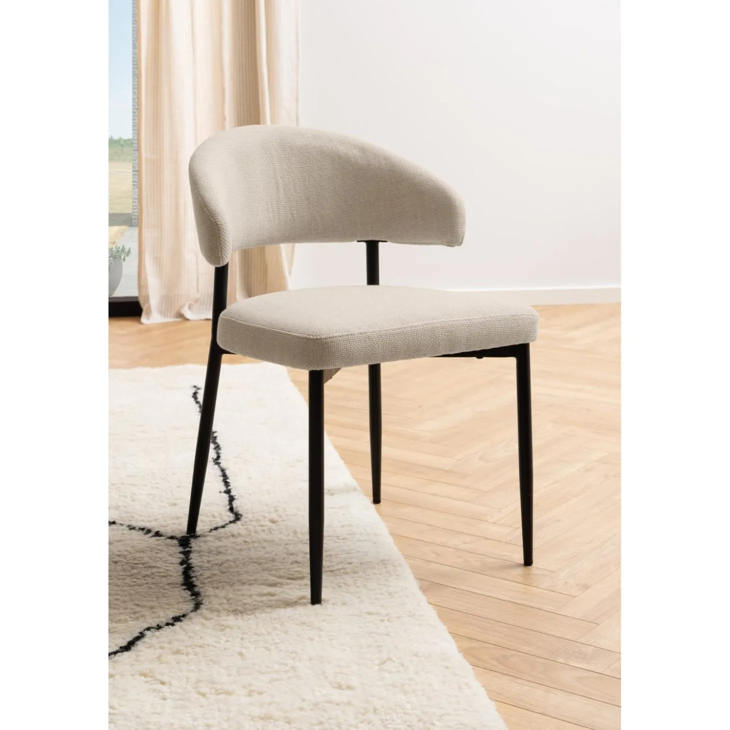 Kaley Matstol Basel tyg Beige