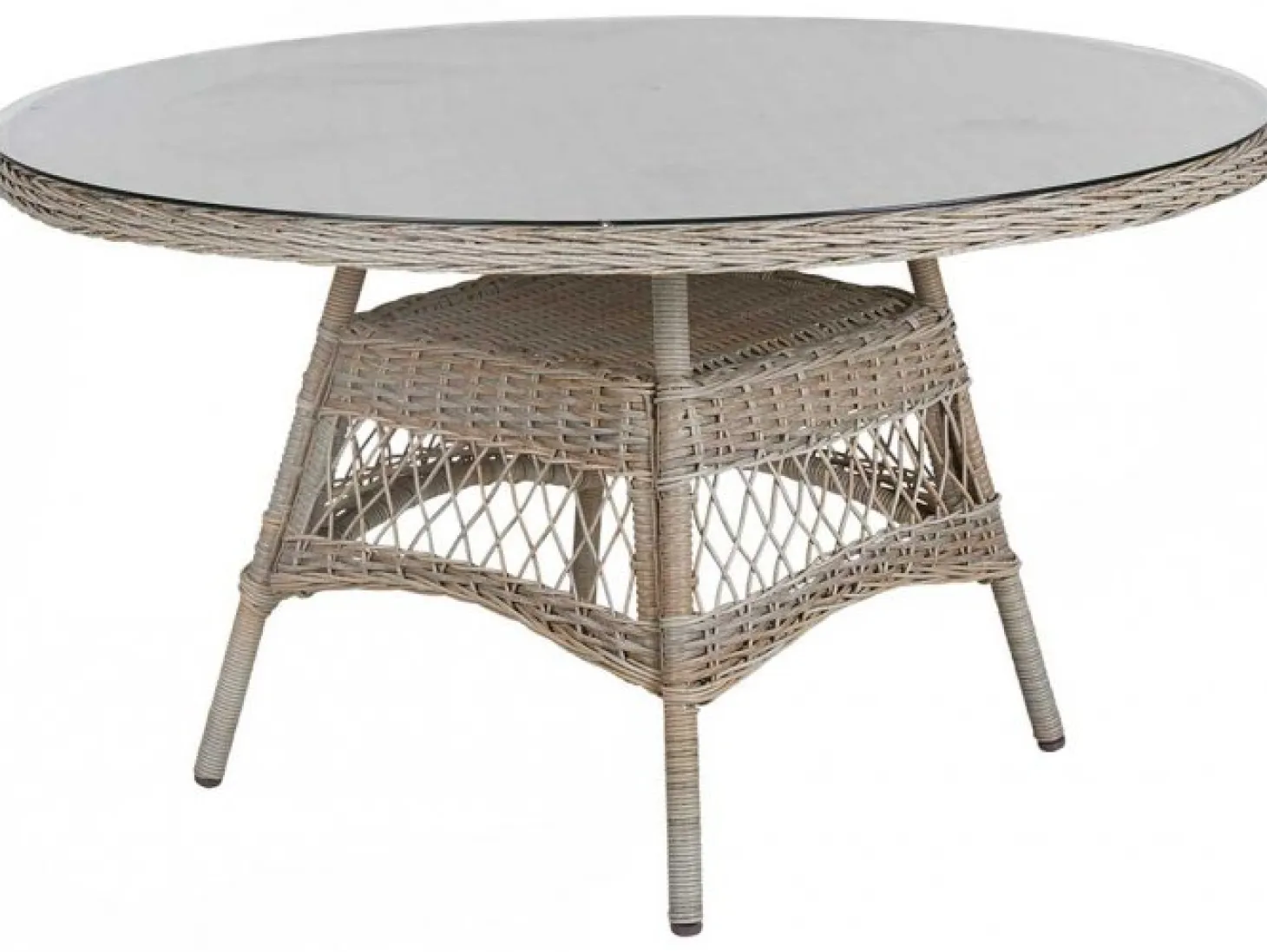 Kamomill Runt Matbord 130 cm Beige
