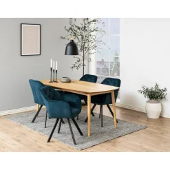 Katie Karmstol Vic tyg Marinblå