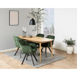 Katie Karmstol Vic tyg Skogsgrön