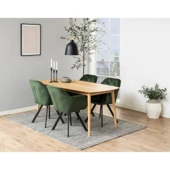 Katie Karmstol Vic tyg Skogsgrön