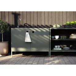 Kelia Utekök Öppna hyllor Nordic Green