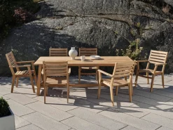 Keros Karmstol Teak