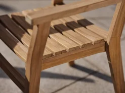 Keros Karmstol Teak
