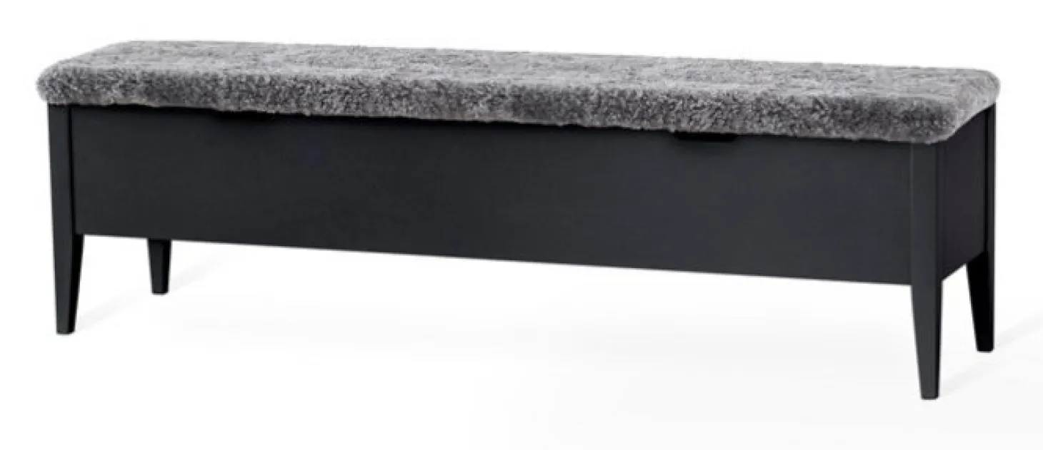 Klinte Bänk 160 Svart