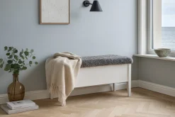 Klinte Bänk 90 Vit