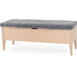 Klinte Bänk 120 Vitoljad Ek