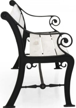 Köpenhamn Soffa 130 cm Svart/Vit