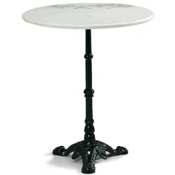 Krögaren Utebord Ø60 cm Vit/Svart