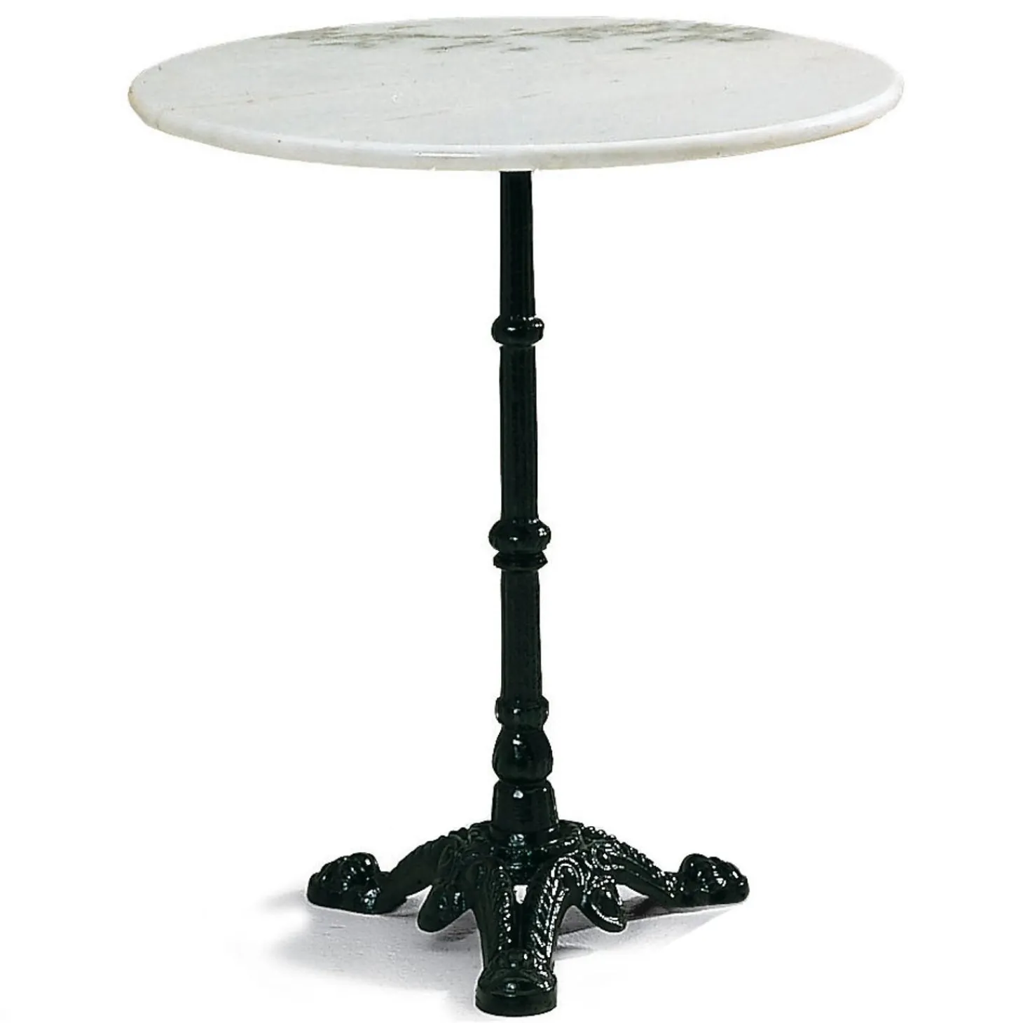 Krögaren Utebord Ø60 cm Vit/Svart