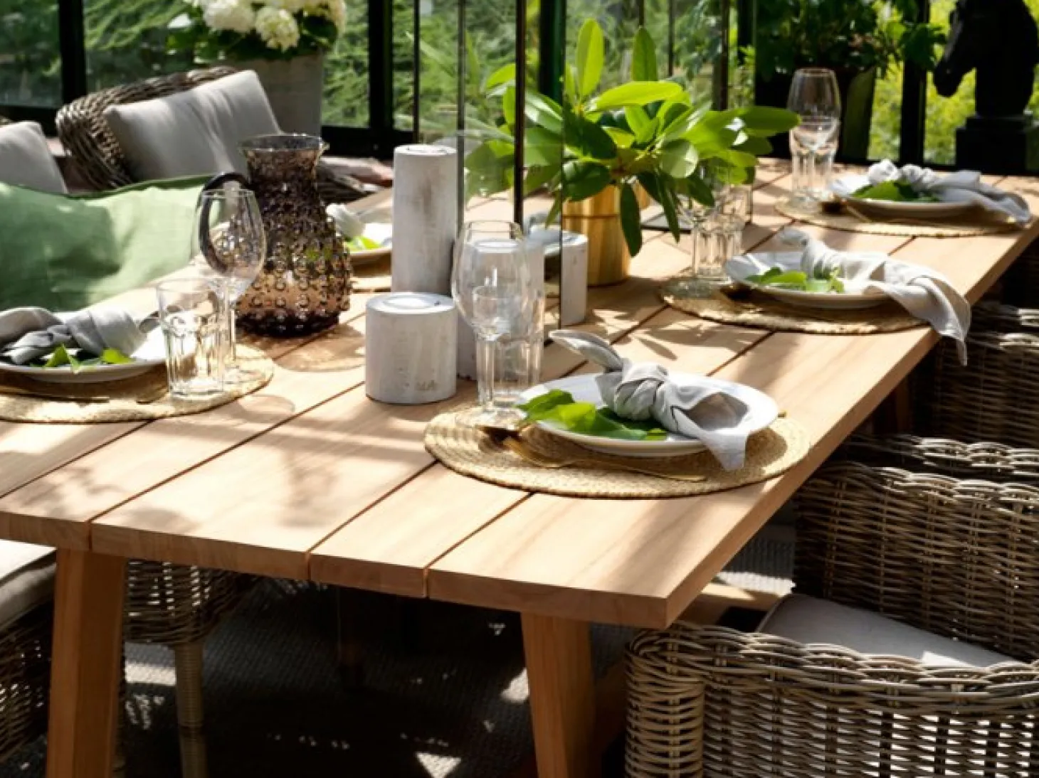 Laurion Matbord 230x100 cm Teak