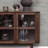Löderup Sideboard Vitrin Rökbetsad Ek