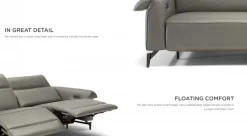 Leggiadro C143 3-Sits Reclinersoffa