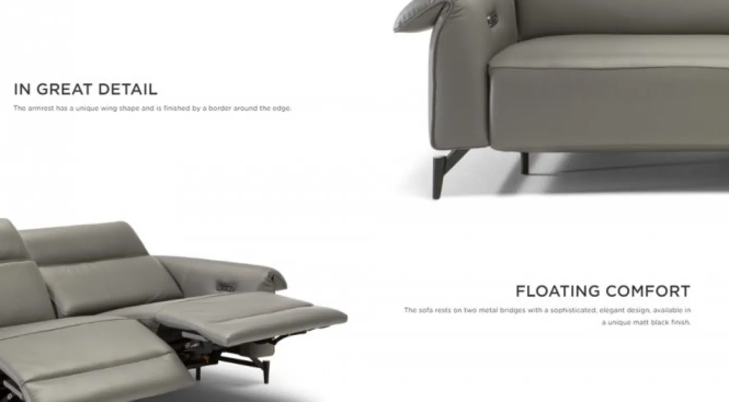 Leggiadro C143 3-Sits Reclinersoffa